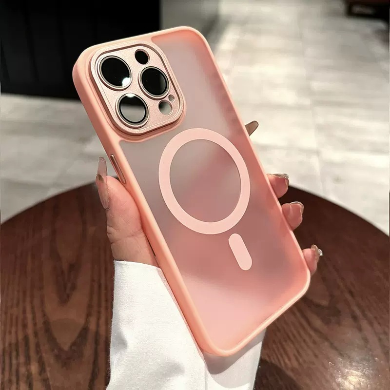 iphone16E スキンフィールつや消し磁気電話ケース Apple 17PROMAX アクリルオールインクルーシブチタン i15 ハードケースに適しています|undefined