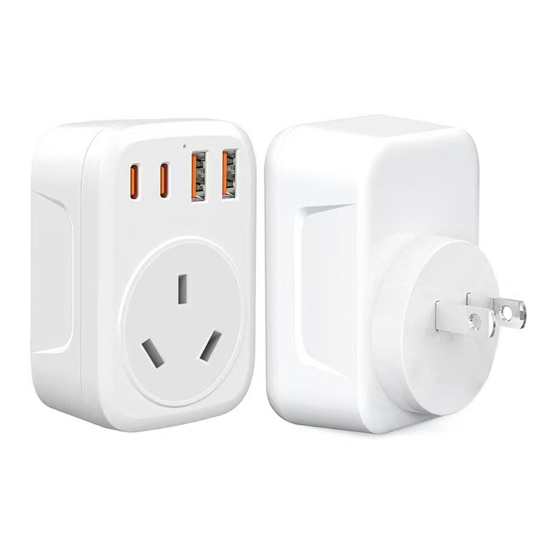 澳规转各国转换插头 2USB2Type C旅行充电器澳大利亚旅行充电