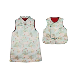 童旗袍;童民族服装;童马甲