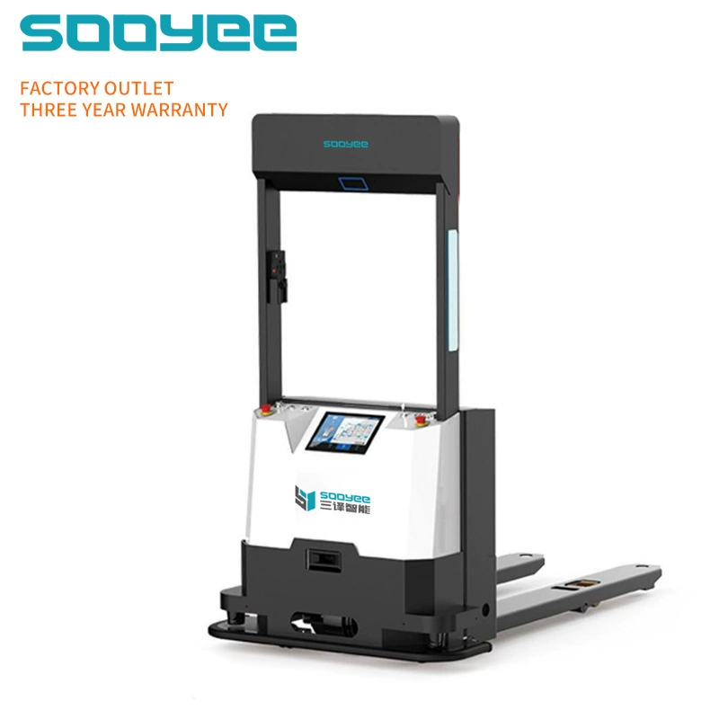 Беспилотный интеллектуальный вилочный погрузчик AGV грузоподъемностью 1500 кг, полностью автоматический интеллектуальный погрузчик, беспилотный погрузчик для складских операций