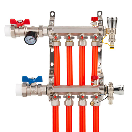 All-copper floor heating water distributor radiator drain valve drainage exhaust sewage valve quick-opening ball valve sewage tailpiece 1 inch