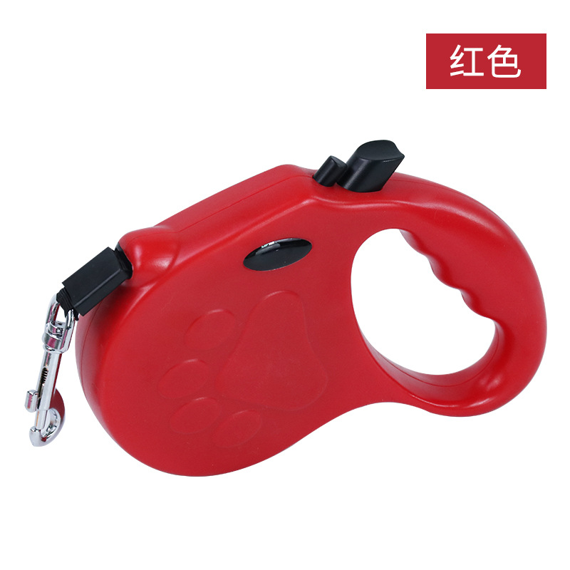 Fábrica en stock nuevas huellas 5M correa retráctil correa de perro duradera correa de perro retráctil al por mayor