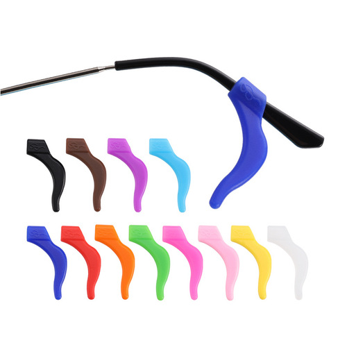 Glasses accessories silicone anti-slip covers glasses anti-slip covers ear hooks ear clips anti-falling sports anti-slip covers ear hooks
