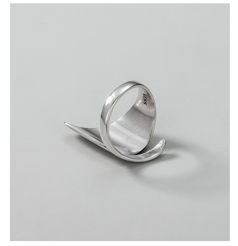 1 Piece Quantity Daily Occasion 925 Sterling Silver Material 925 Sterling Silver Solid Color Rings