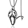 Necklace hip-hop style, retro pendant stainless steel, accessory