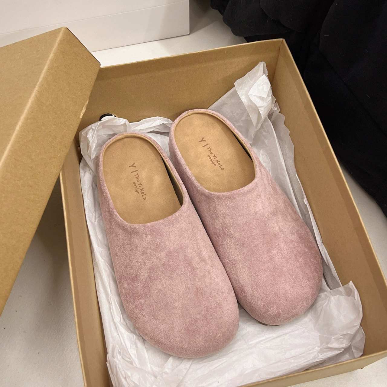 Женские универсальные сандалии Birkenstock, женская обувь весна-осень 2025, на толстой подошве, без застежек, с открытым носком, полусабо
