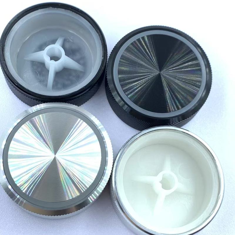 铝合金透光旋钮 40X15mm音响功放机家用仪器6mm电位器通用|undefined