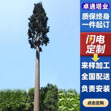 公园景区20米通信仿生树塔厂家钢结构材质坚固耐用钢架桁架