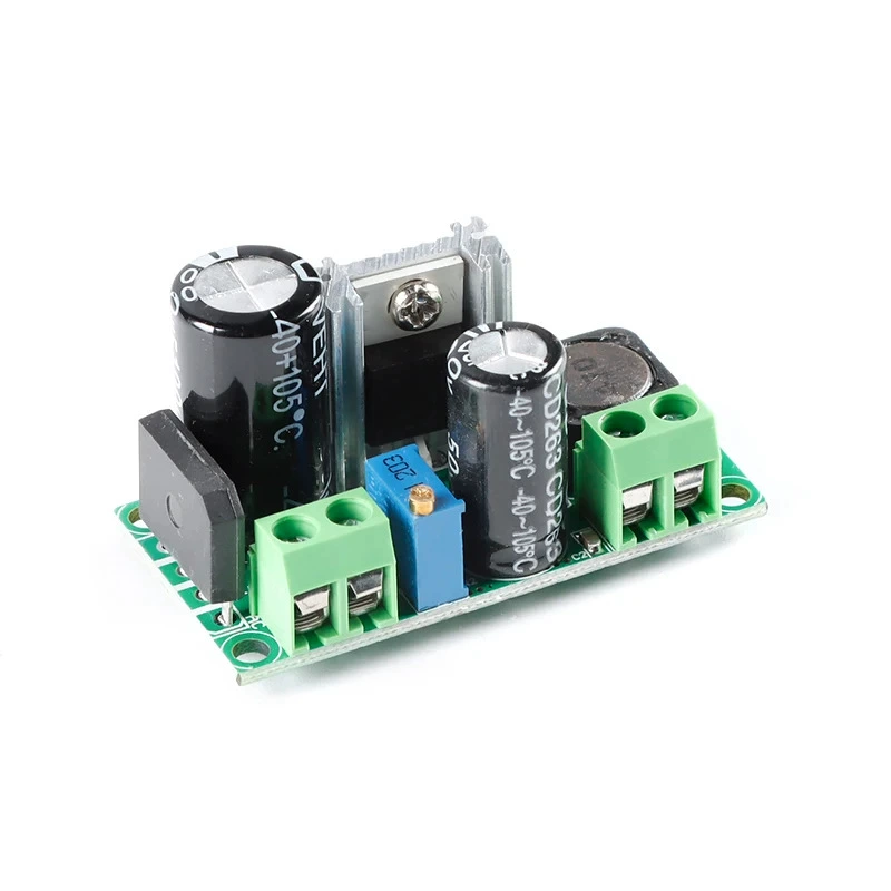 Понижающий блок питания (LM2596/LM2596HV), регулируемый выход, AC‑DC/DC‑DC, компактный