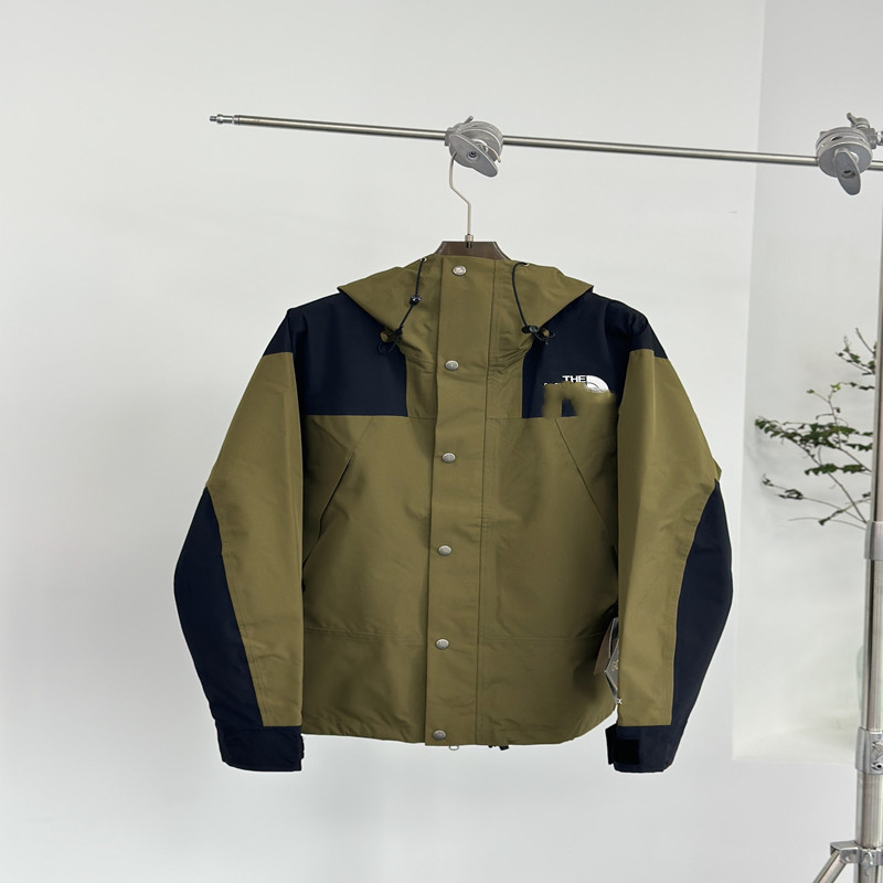 莆田1990冲锋衣美版户外防风防水连帽外套男女同款TNF北脸登山服|undefined
