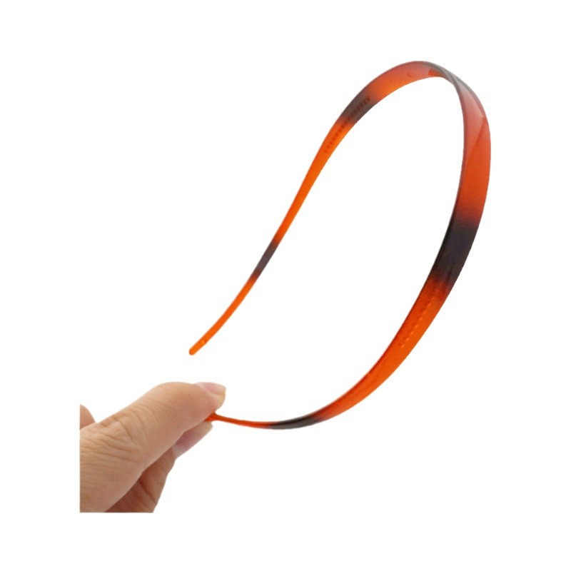 Gafas Diadema Negro simple lavado de cara pelo presionando diadema antideslizante dentada clip de pelo brillante todo partido updo accesorios para el cabello