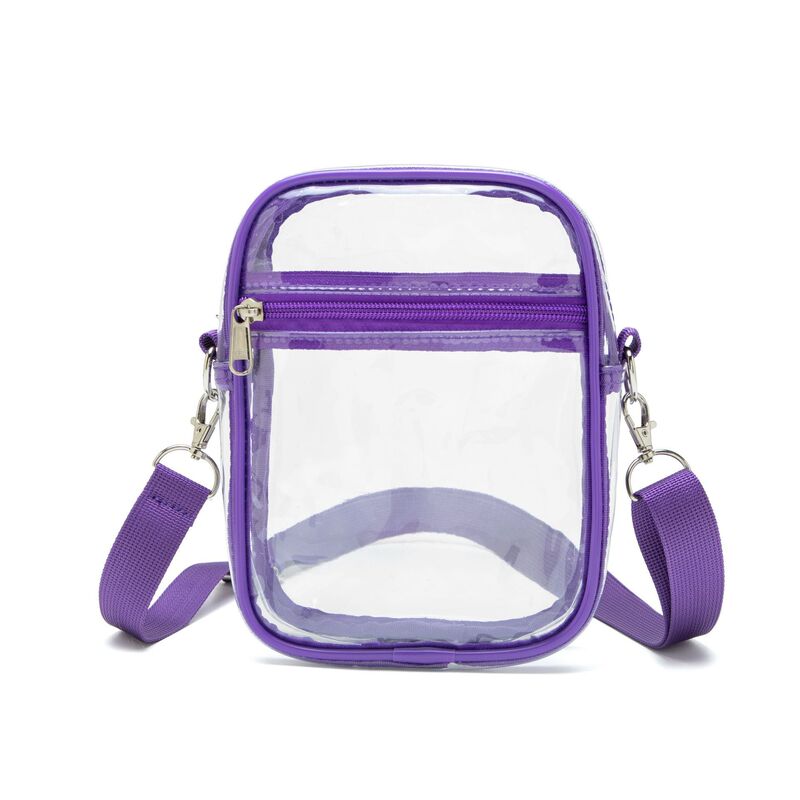 Transparent Crossbody Small Bag Amazon Best-Selling Cross-Border Pvc Versatile Bag Women's Bag Shoulder Crossbody Mobile Phone Bag Outdoor