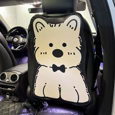 Car Anti-Kick Pad, Universal Rear Seat Back Anti-Dirty Protective Pad, Kidsren's Car Rear Seat Protective Pad, Anti-Kick Pad (Chair back anti-kick pad) - long-high-waisted-anti-kick-pad-1-piece