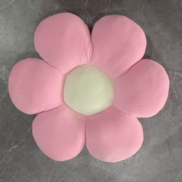 Light pink cushion [six-petal]