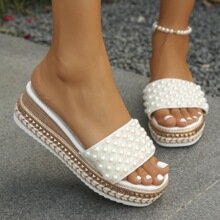 A 17334 Pearl Platform Sandals í������Ь ����ѷ�羳ŷ��