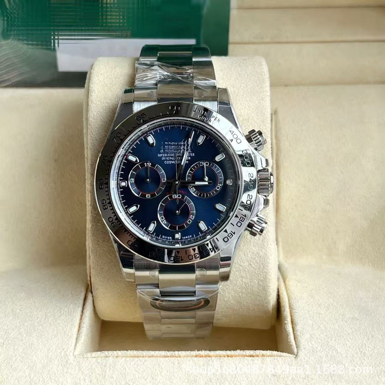 Laojia Cosmic Chronograph Ditona fábrica de relojes limpios Panda Diyu Wenle con el mismo reloj mecánico de acero para hombres