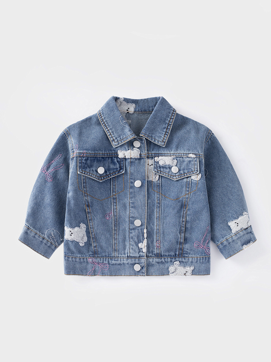 Chaqueta vaquera infantil para niña