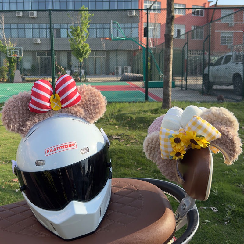 Duffy Helmet Decoration Giant Panda Ears Electric Car Motorcycle Ski Motorcycle Male and Female Rider Drop Shipping