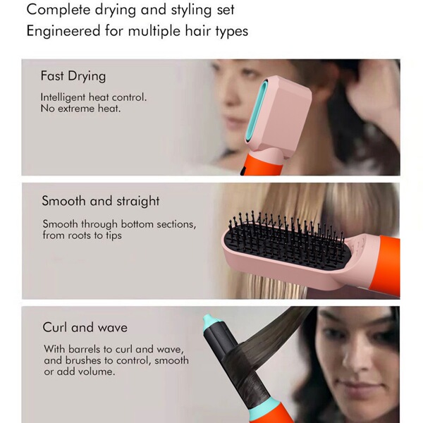 Cross -border five -in -one curly hair hot air combing multi…