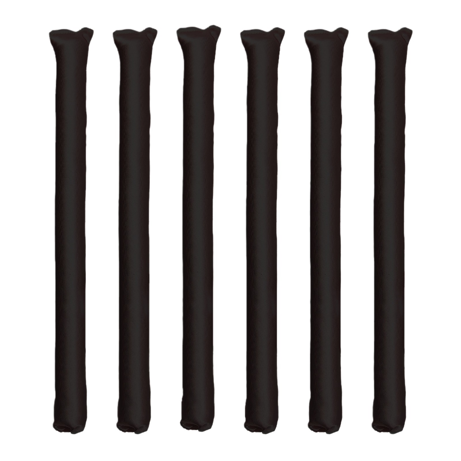 Rizador sin calor estilo amazon, set de 6 piezas de goma de 25 cm para ondas naturales