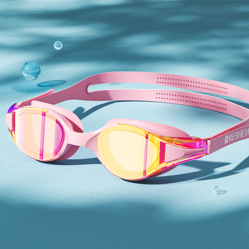 Gafas de Natación HD para Adultos de PC, Impermeables y Anti-empañamiento