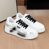 Tide, весенняя белая обувь подходит для мужчин и женщин, универсальные кроссовки на платформе, тренд сезона, в корейском стиле