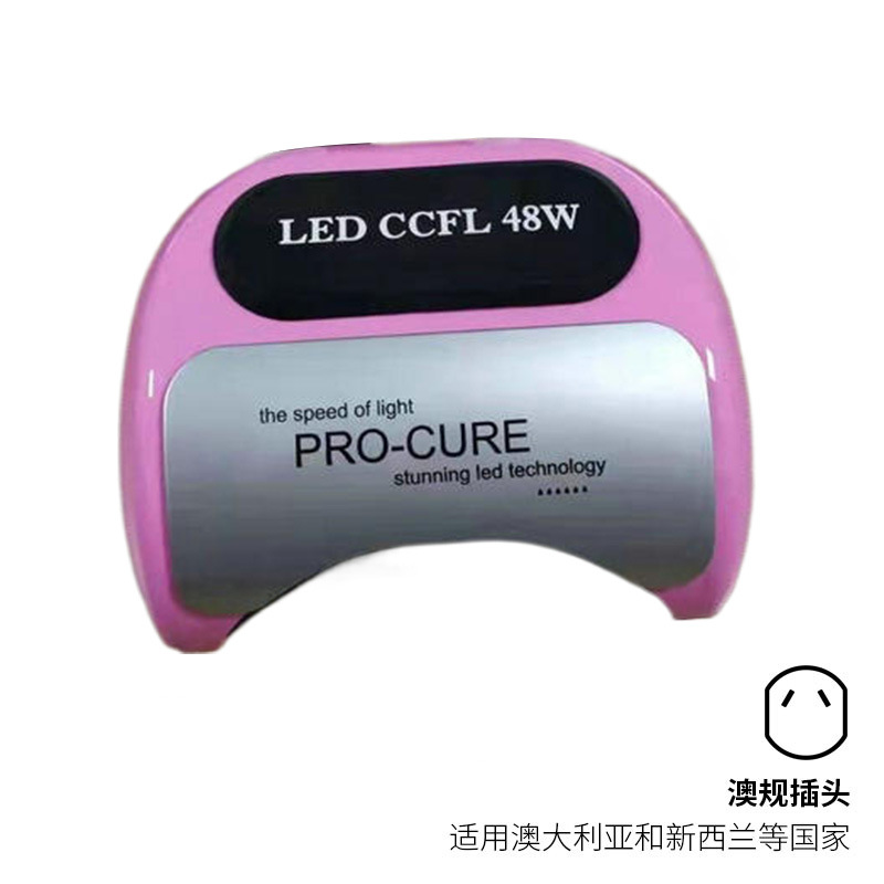 Lámpara de fototerapia para uñas de 48W con tres ajustes, lámpara LED para curado de uñas con doble fuente de luz, lámpara de curado UV, lámpara de fototerapia para uñas para uso transfronterizo.