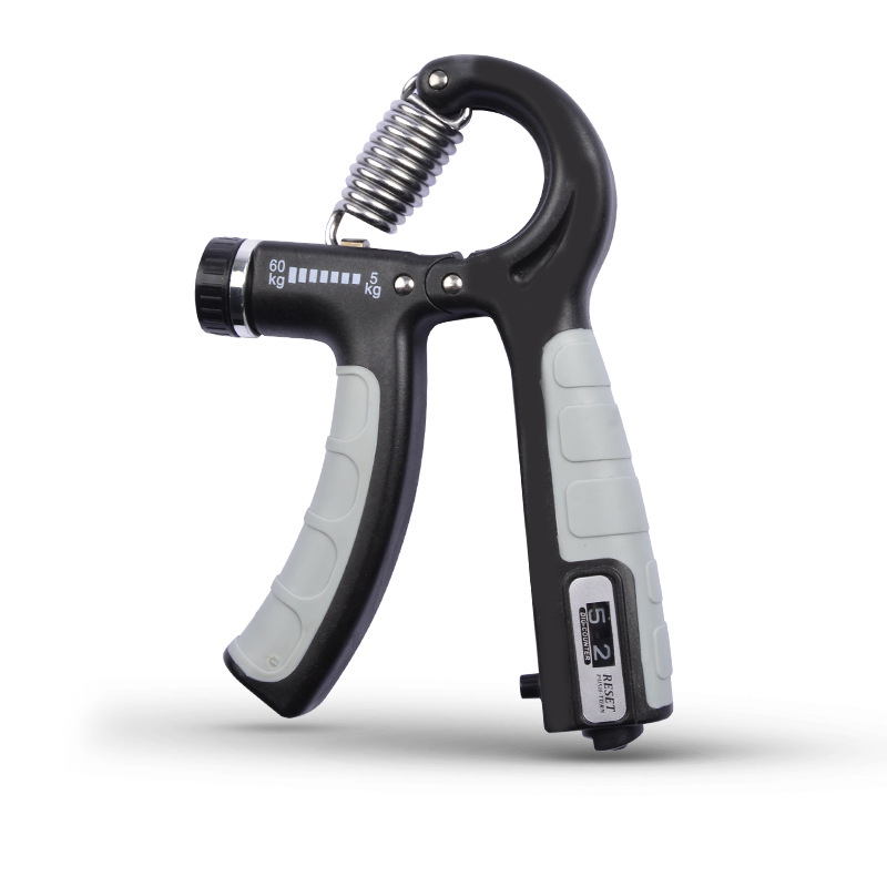 Contando agarre fitness muñeca fuerza muscular ejercicio tensión portátil ajustable agarre mano entrenador