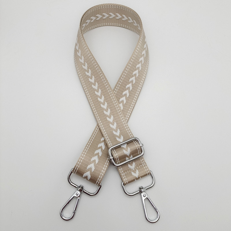 Khaki+silver hook