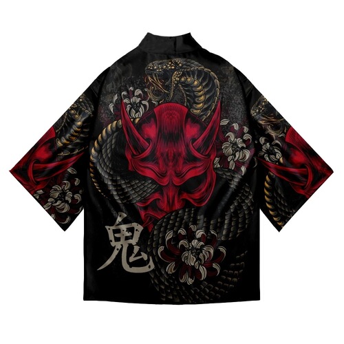 Chinese style dragon flying pattern national trend retro Hanfu floating world painting kimono furisode 3D digital printing direct sales 