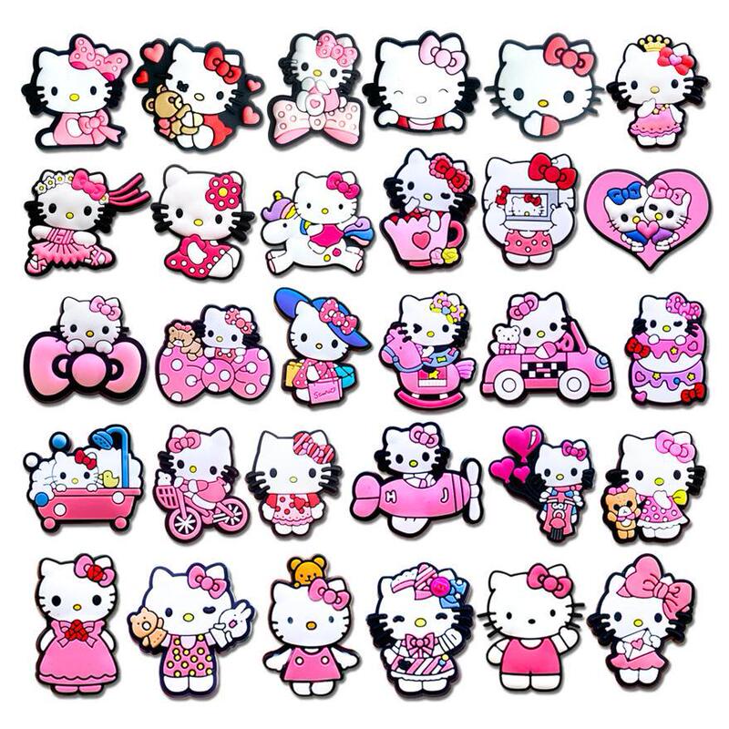 Random hole shoes buckle 20 30 50 100pcs random PVC shoes charm garden shoes accessories children party gift