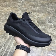 秋冬布面轻便透气耐磨爬山鞋户外新款休闲鞋男士运动防滑徒步鞋