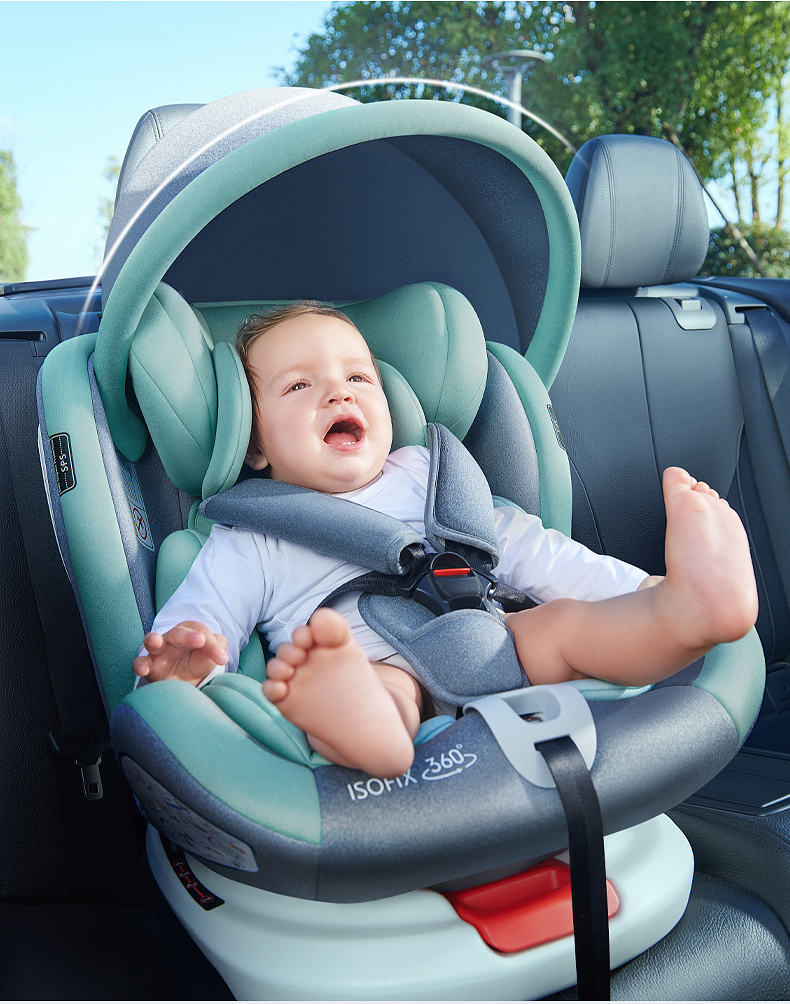 Child Seat Car for 0-4-3-12 Years Old Baby Baby Car Portable 360-Degree Rotating Seat