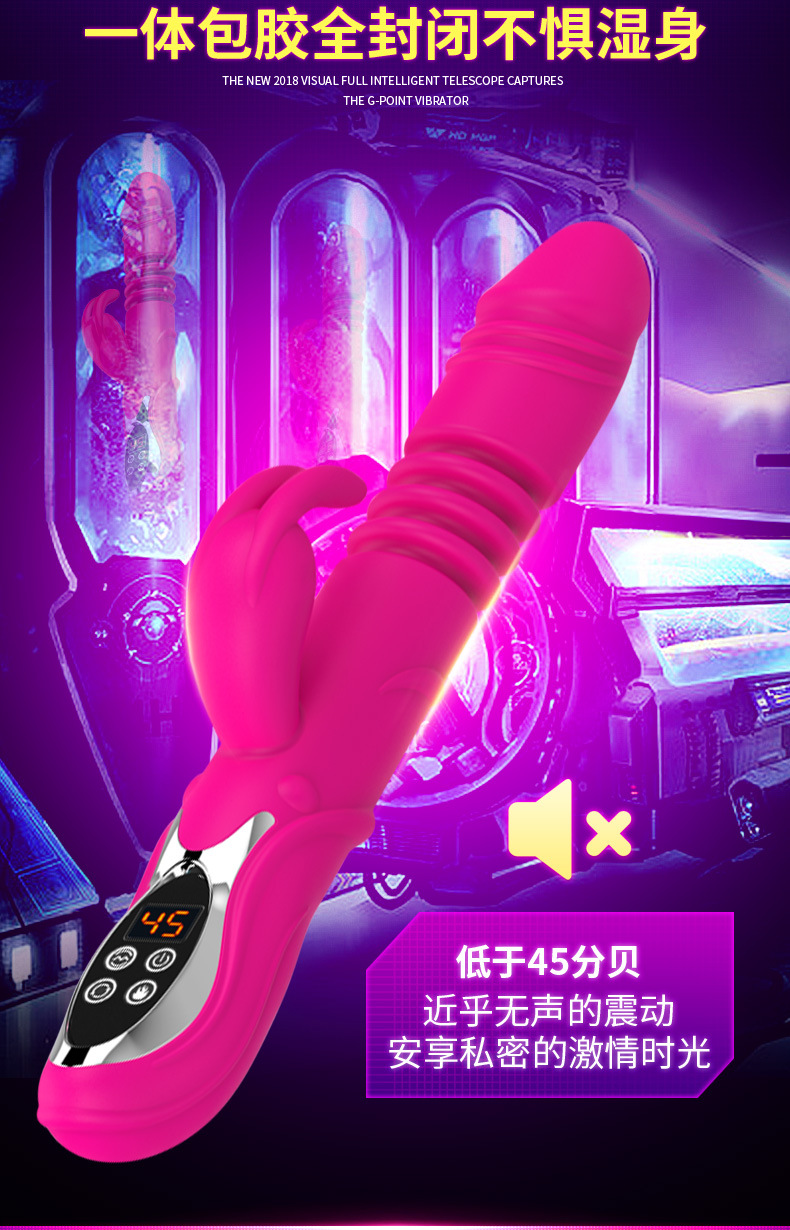 Dương Vật Giả Cao Cấp Rung Thụt DIGIHEATNC Dương Vật Giả Có Nhánh Rung DIGIHEATNC