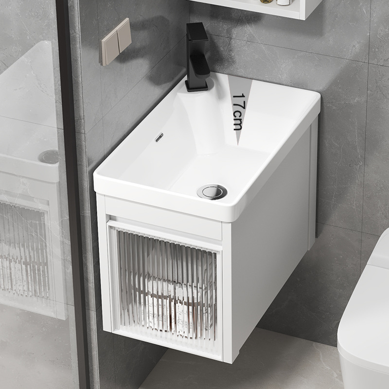 gabinete de baño pequeño gabinete de lavabo profundo gabinete de cerámica combinado gabinete de lavabo estrecho y largo gabinete de lavabo