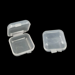 透明プラスチックの小さい方の箱の耳栓の箱のppのペン先の小さい方の箱のミニの小さい方の箱はふたをつないで小さい箱を収納します。