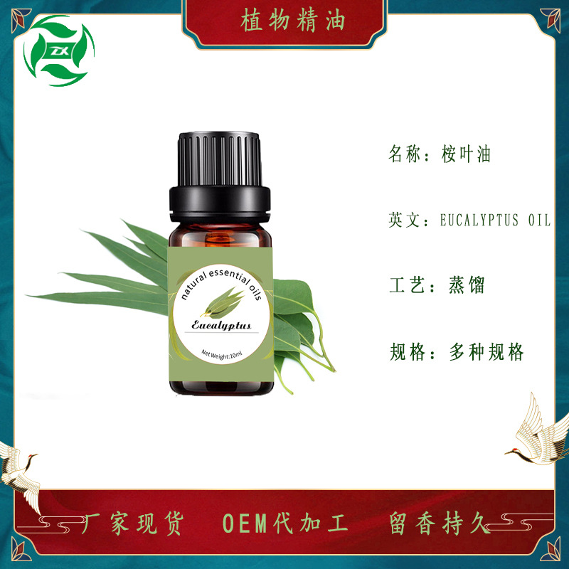 桉叶油10ml小瓶香薰精油加湿器亚马逊跨境电商货源厂家现货供应