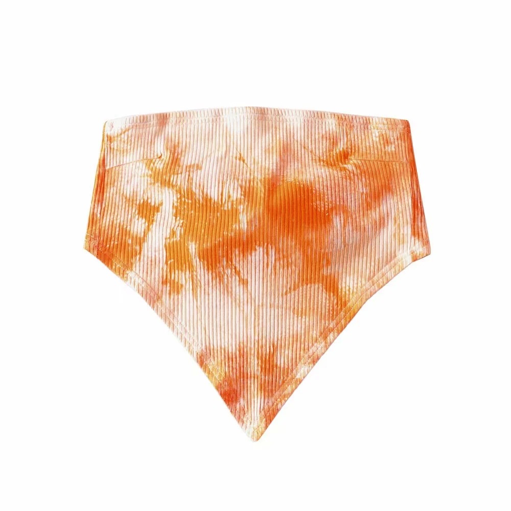 Tie-dye back tied tube top NSAC47643