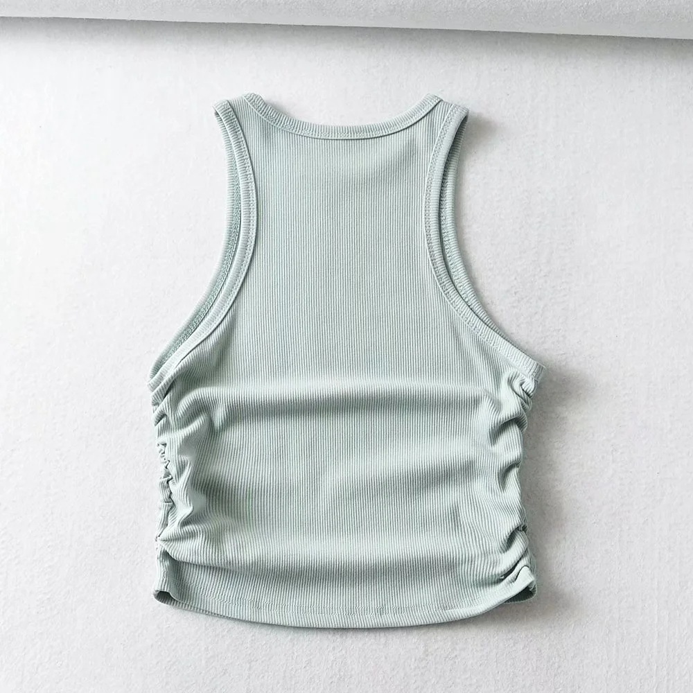 slim fold short sports vest NSAC20952