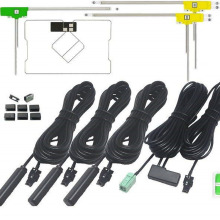 日本车载电视天线ISDB黄绿薄膜天线TV天线汽车天线玻璃窗天线