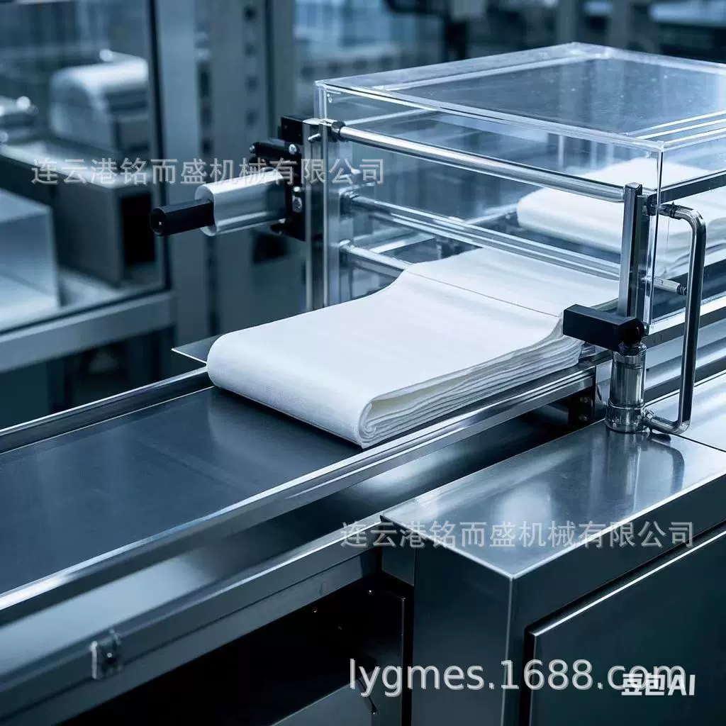 铭而盛医疗纱布片折叠包装机医院消毒应急用高效智能分装