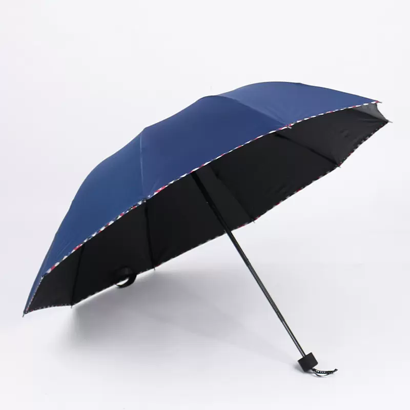 批发手动10骨加厚女士折叠大雨伞晴雨两用遮阳男士伞高级感太阳伞