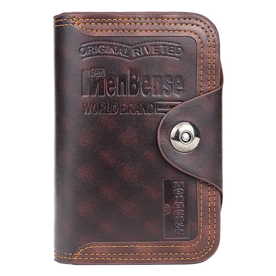Menbense New Men's Wallet Short Fashion Casual Magnetic Buckle Enterprise Bag Large Capacity 70% off Enterprise Bag