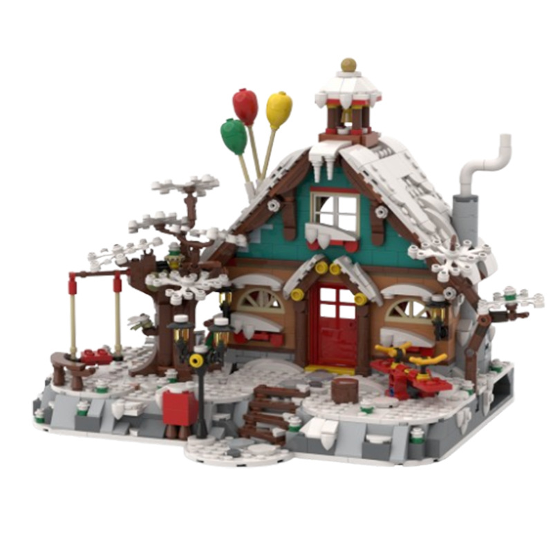 Grenzüberschreitender Verkaufsschlager, sofort lieferbar: MOC-201852 Kleinteil-Bausteinspielzeug, Kinderburg-Bastelmodell_voghion.com