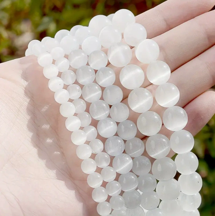 Round beads, beaded bracelet handmade, accessories, direct factory sales, cat's eye, wholesale