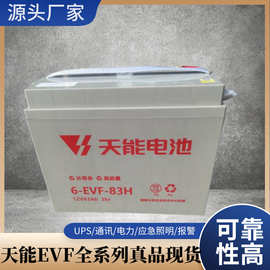 天能6-EVF-83HAH电动叉车三轮篷车专用免维护蓄电池12V83AH全新正