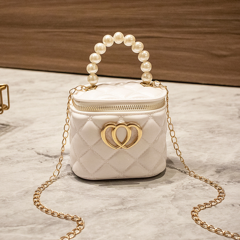 2023 bolsas de moda de jalea de balde bolsas de cadena bolsas de perlas de silicona bolsas de mano bolsas de comercio exterior Mimi bolsas