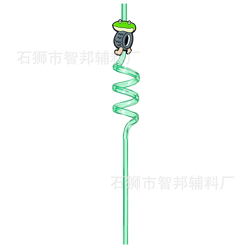 【山海経】越境アニメモンスターパーティ飲み物パーティー海外山海経モンスター創意螺旋ストロー|undefined