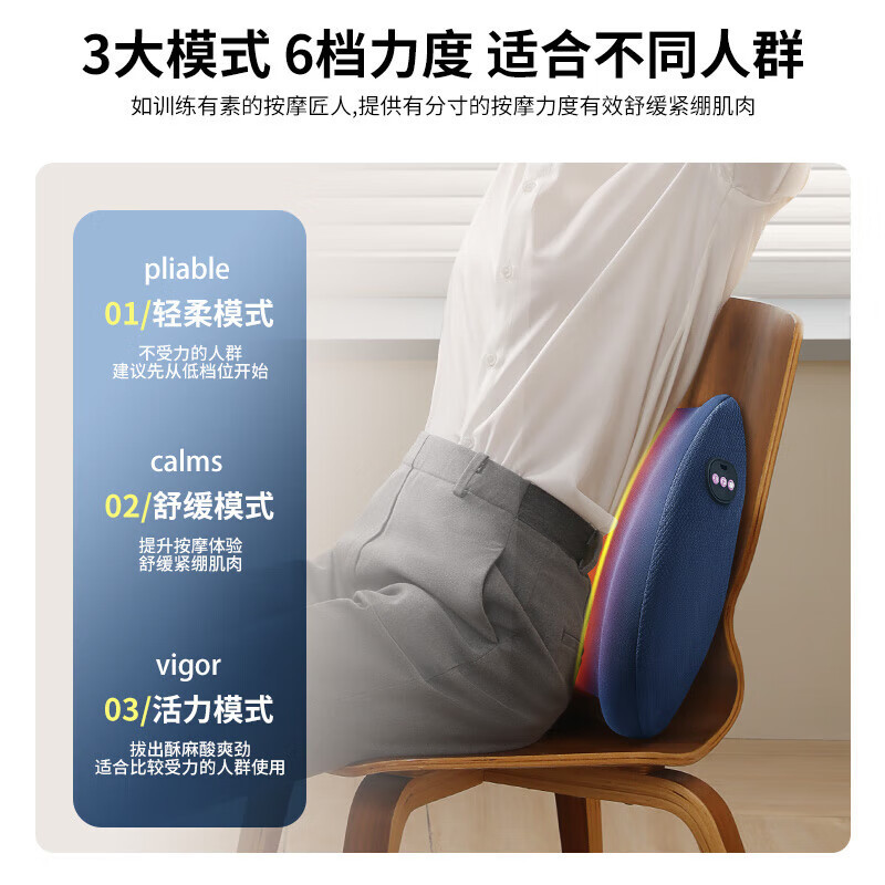カエデの頚椎のマッサージ器の肩首のマッサージ器の腰のマッサージは枕に寄りかかって振動を打って熱いクッションのSF-0019を敷きます。|undefined