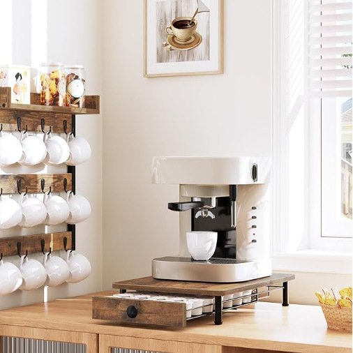 Fabricante al por mayor 35 cafetera de café con cajón de cajón de cesta soporte transfronterizo